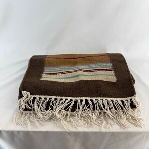 Ponderosa Multicolor Southwestern Woven Wool Table Runner 14"x72"